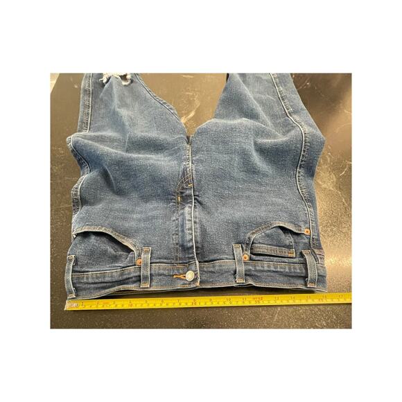 Levi's hi rise distressed skinny jean 12 w31 - Picture 8 of 8